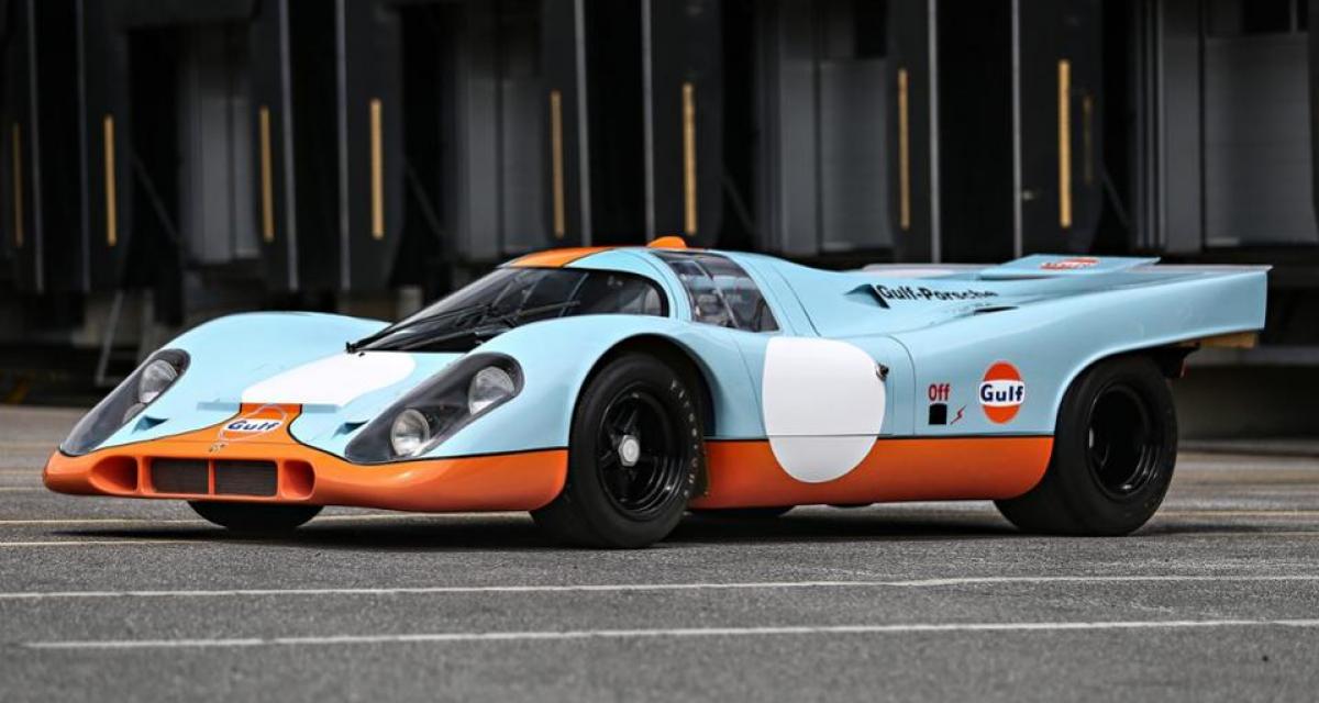 La Porsche 917 de Steve McQueen vendue pour plus de 14 millions de dollars
