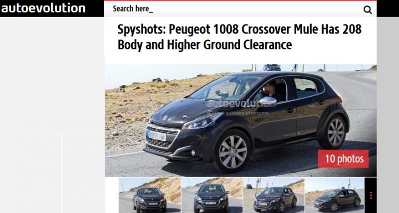  - Mais que cache donc cet étrange prototype de Peugeot 208 ?