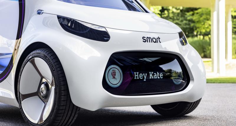 Smart Vision EQ ForTwo Concept : la Smart que vous ne conduirez jamais - Sans volant mais pas sans manières