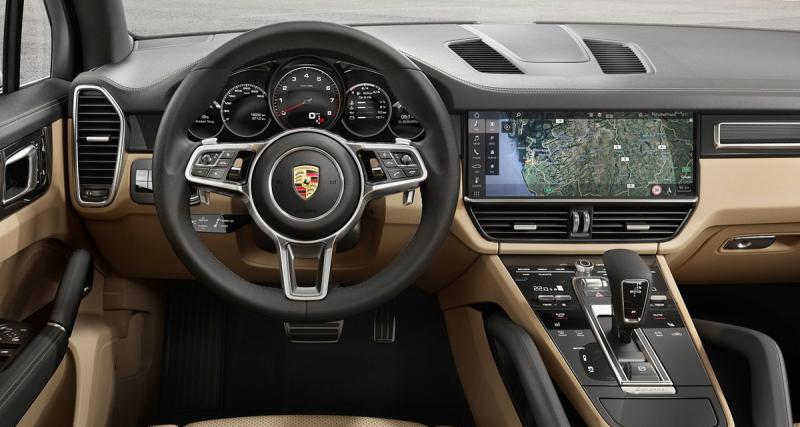 Le nouveau Porsche Cayenne adopte un système connecté avec écran de 12,3 pouces