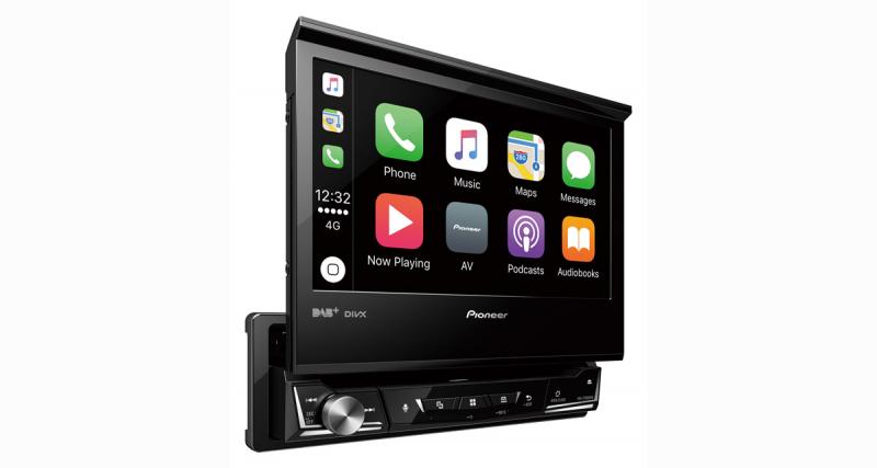  - Pioneer commercialise un autoradio 1 Din avec écran 7 pouces et CarPlay