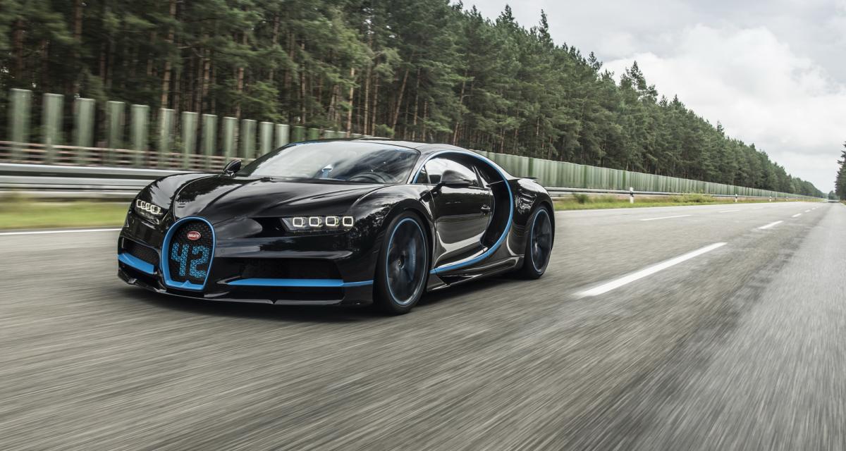 La Bugatti Chiron s'offre un record de vitesse d'un nouveau genre