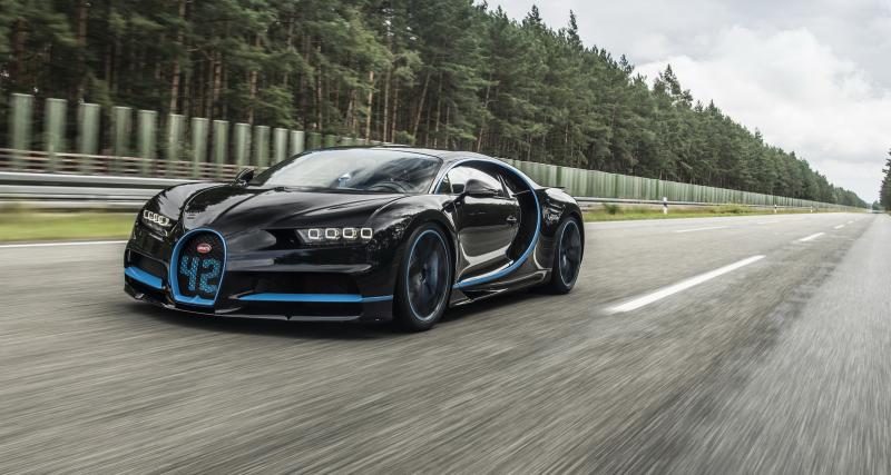 Salon de Francfort 2017 - La Bugatti Chiron s'offre un record de vitesse d'un nouveau genre