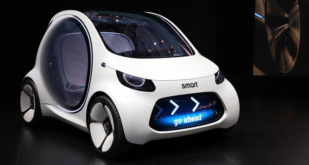 Smart Vision EQ Concept : le futur de l'autopartage ?