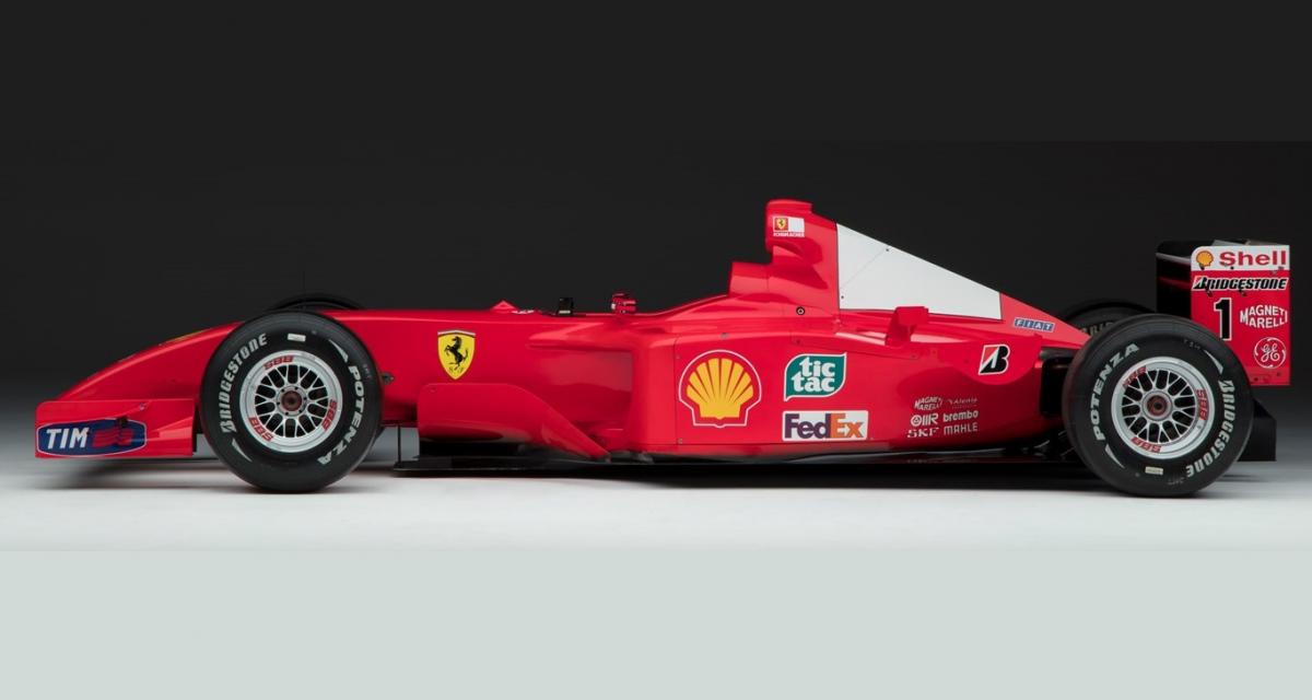 La Ferrari F2001 de Schumacher vendue comme une oeuvre d'art contemporain