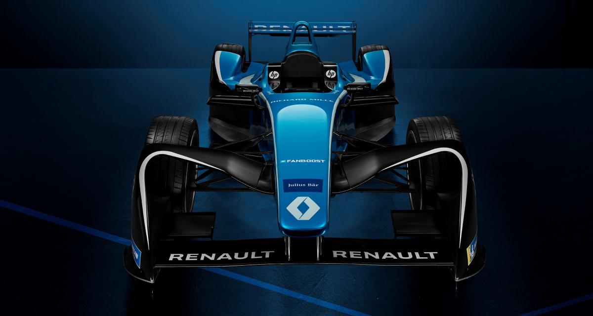 Renault e.dams en bleu et blanc pour la saison 2017-2018 de Formule E