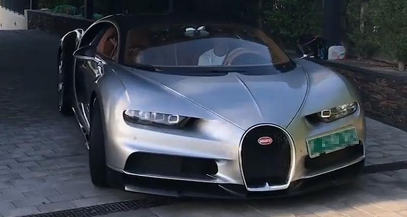  - Cristiano Ronaldo a reçu sa Bugatti Chiron