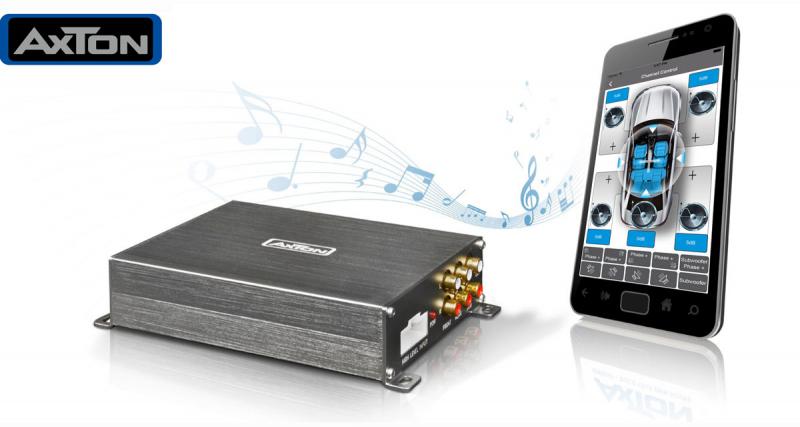  - Axton commercialise un nouvel ampli 4 canaux avec DSP pilotable par un Smartphone