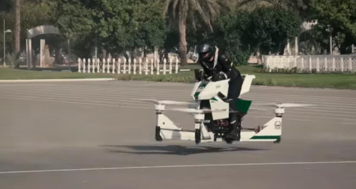 Le nouveau jouet de la police de Dubaï est une moto volante