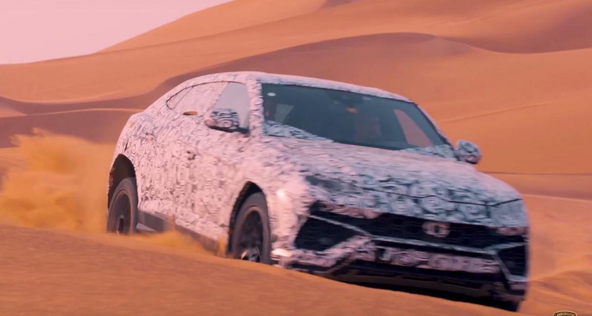 Un inédit mode ''sable'' pour le Lamborghini Urus