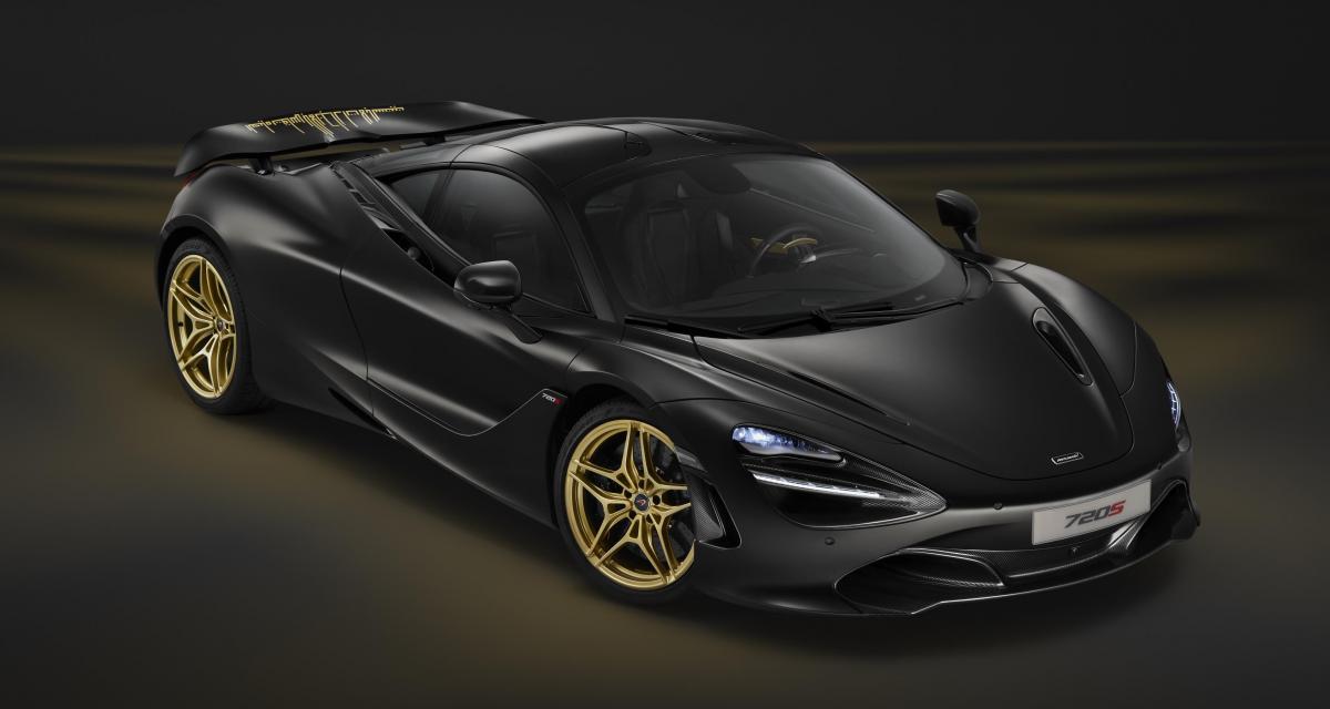 Une McLaren 720S unique noire et or pour célébrer Dubaï