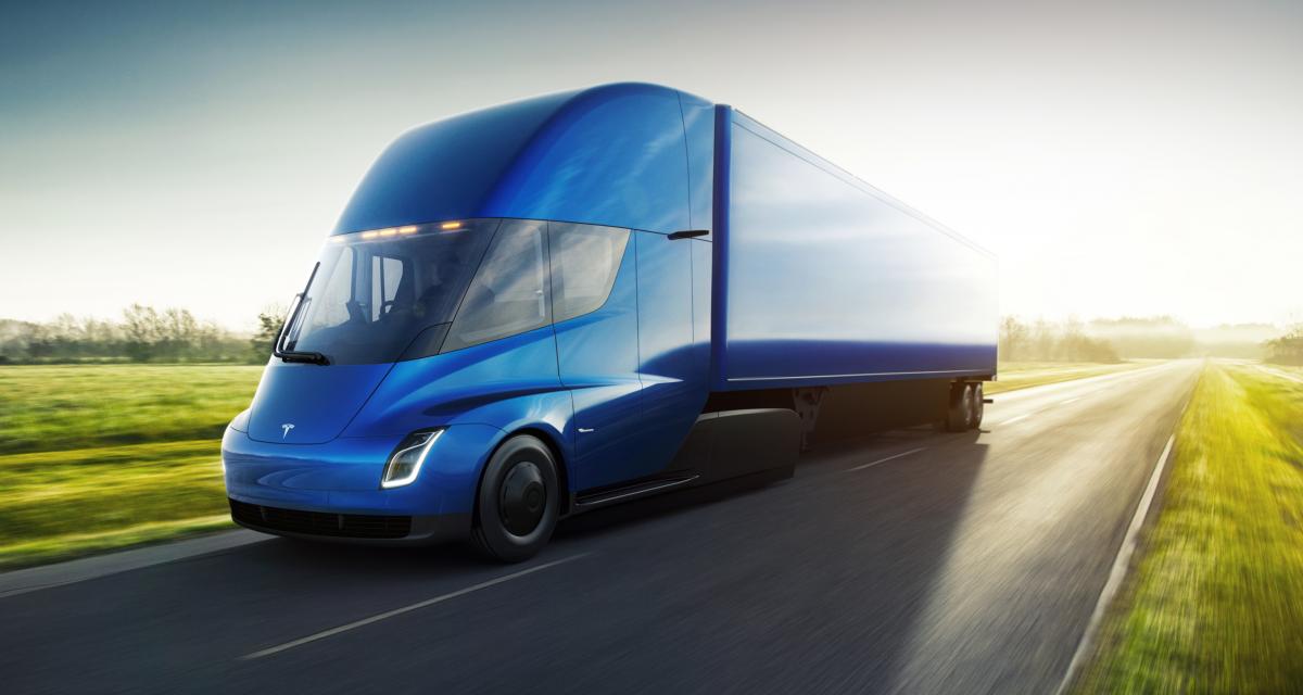Tesla Semi : le camion plus aérodynamique qu'une Bugatti Chiron