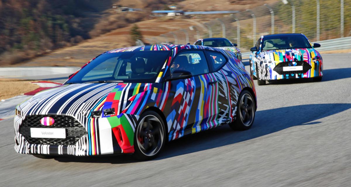 Le nouveau Hyundai Veloster s'offre un camouflage façon Art Car