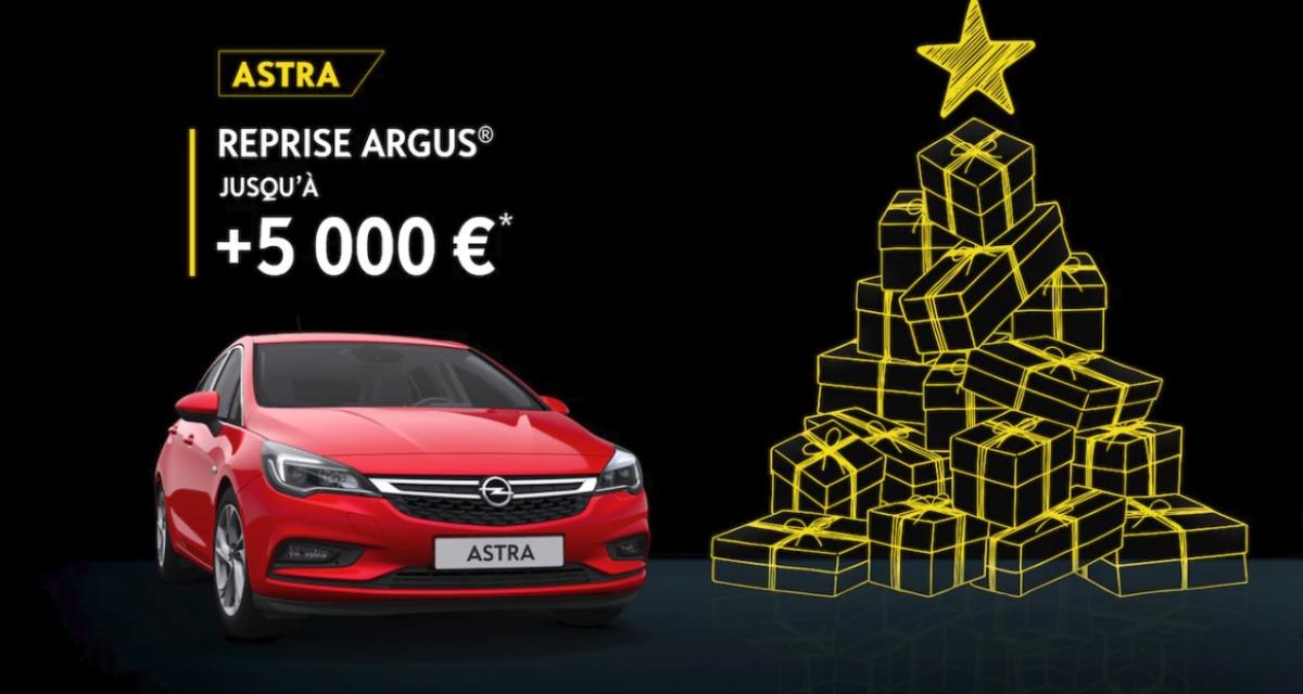 Opel Astra : +5 euros sur la reprise Argus décembre