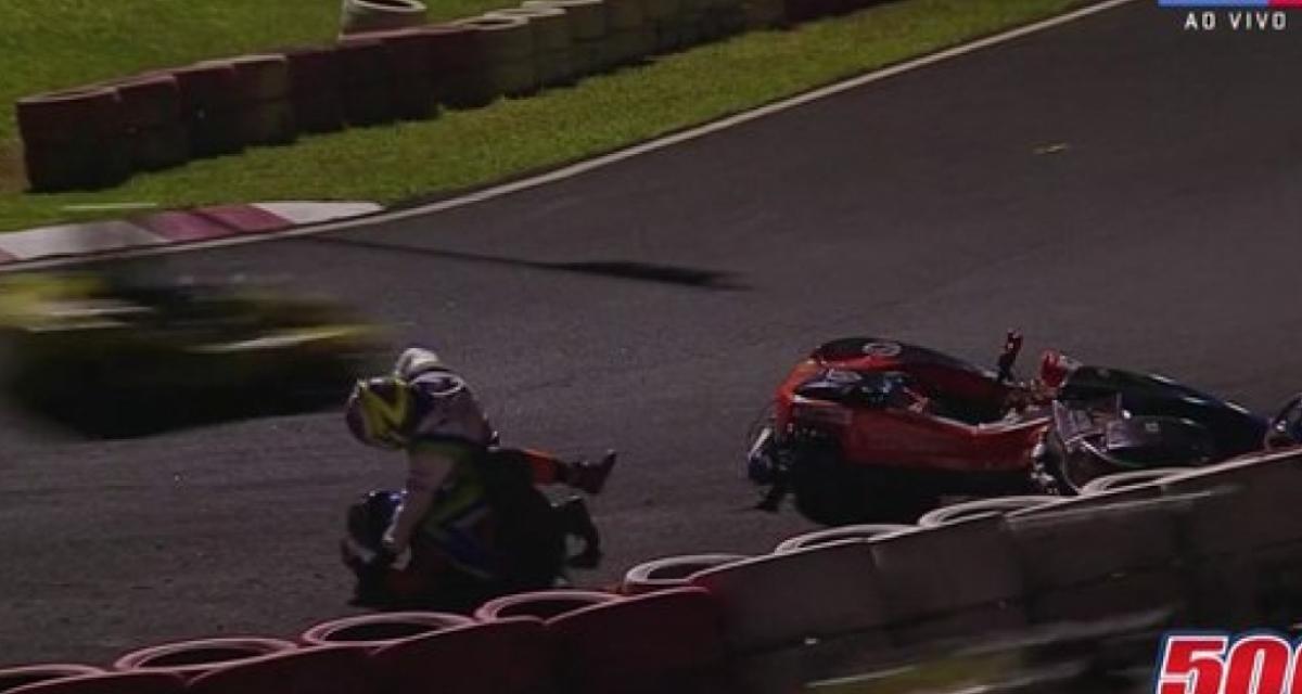 Coups de poing et étranglement pour une triste bagarre survenue durant une course de karting