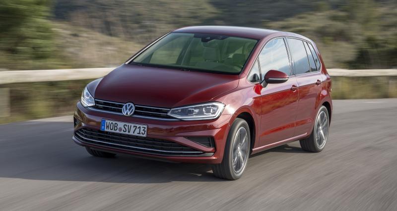 Essai Volkswagen Golf Sportsvan restylée : contrer la concurrence interne - Le Diesel courant 2018
