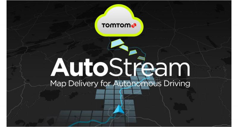  - Au CES 2018, Tomtom présente AutoStream, un service de cartographie pour la conduite autonome