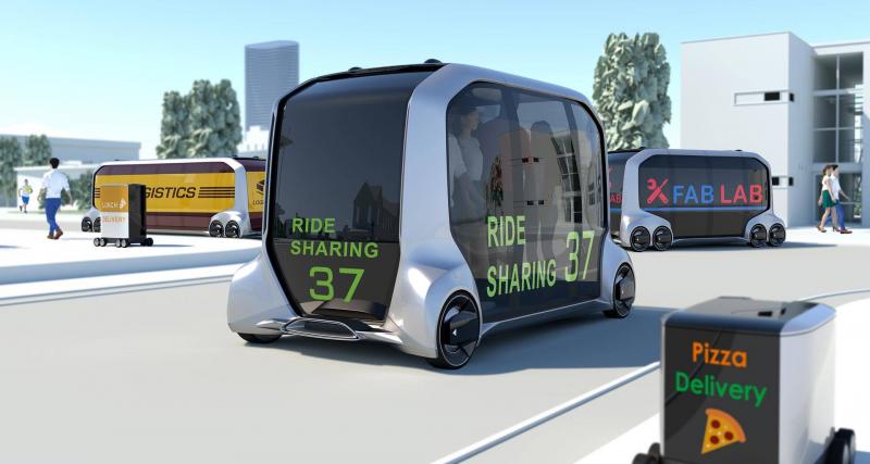  - Toyota e-Palette : le chariot autonome à tout faire