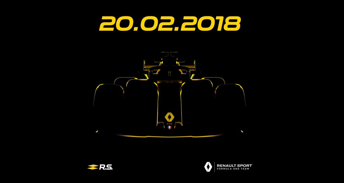 Renault R.S.18 : la F1 du losange présentée le mois prochain