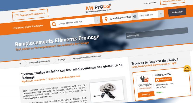  - My-Procar.com : un portail dédié à l'entretien de votre auto
