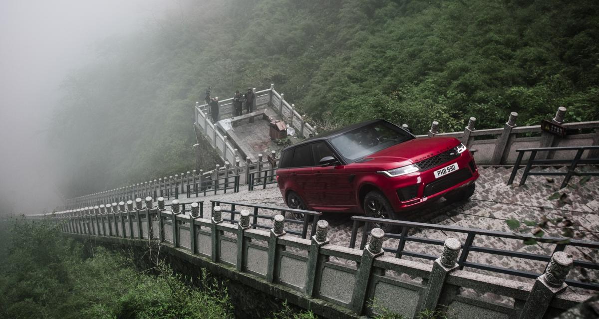 Le Range Rover Sport est la première voiture à accéder aux Portes du Paradis