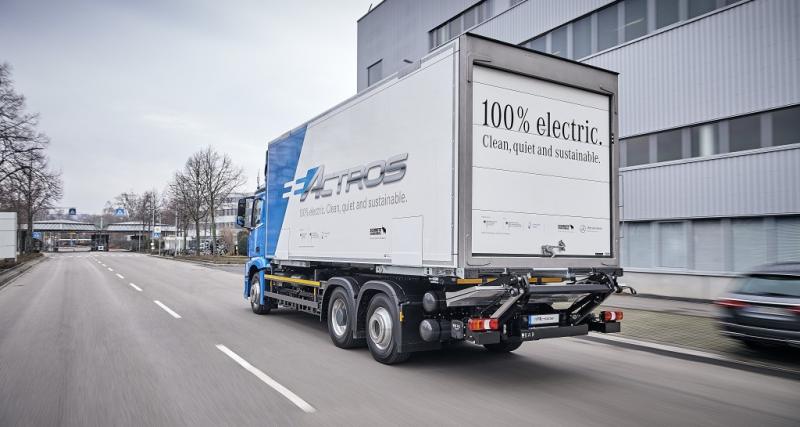 Mercedes lance son camion électrique - Seulement pour les trajets courts