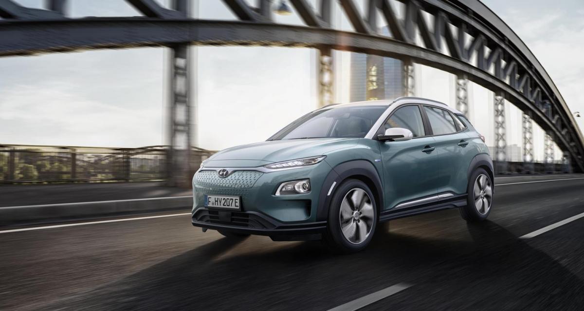 Hyundai Kona Electric : jusqu'à 204 ch et 470 km d'autonomie