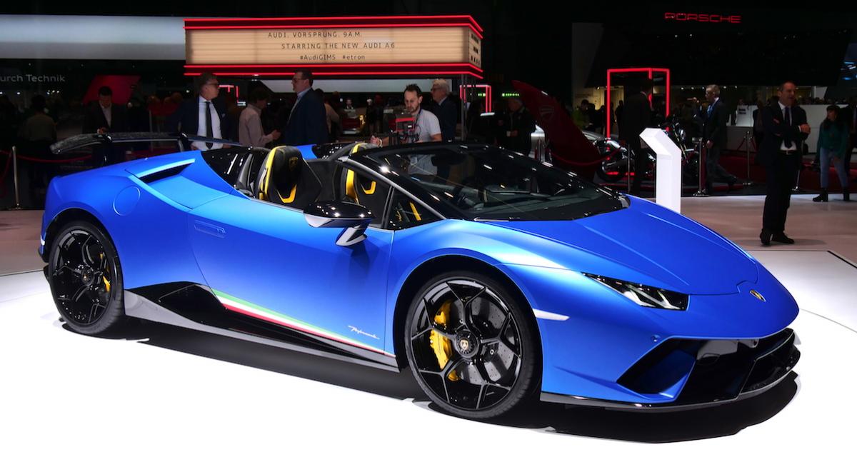 Lamborghini Huracan Performante Spyder : photos et vidéo depuis le salon de Genève