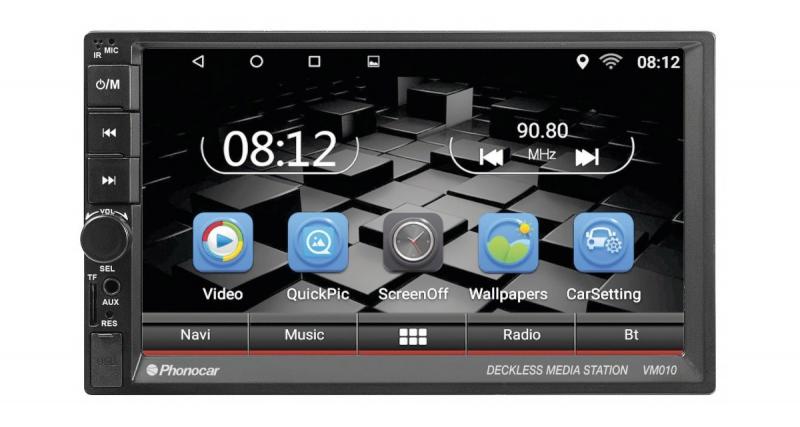  - Phonocar présente un autoradio GPS fonctionnant sous Android 6.0