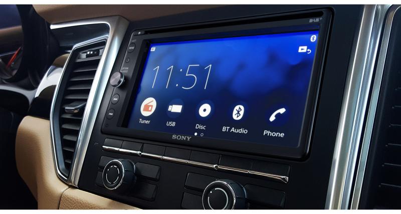  - Sony dévoile un nouvel autoradio multimédia avec CarPlay et Android Auto