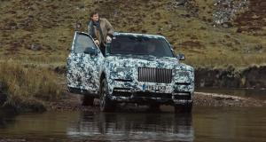 Rolls-Royce Cullinan : 1ère image sans camouflage - Le Rolls-Royce Cullinan sait se mouiller