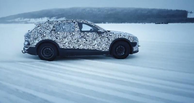  - L'Audi Q6 e-tron s'adonne au drift sur glace