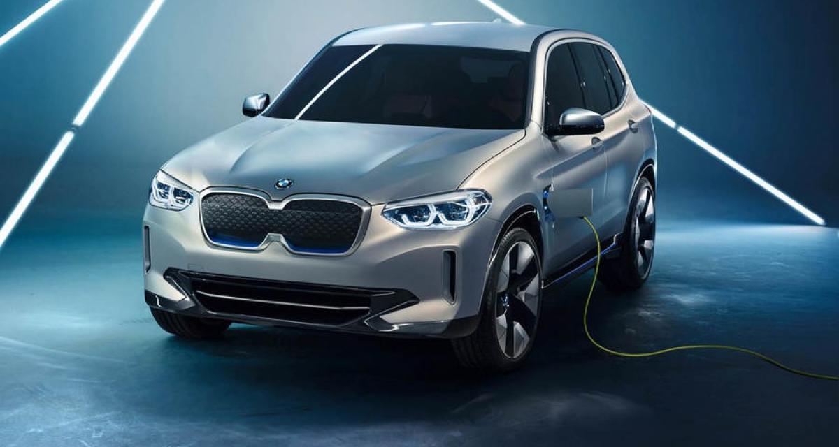BMW iX3 Concept : le X3 passe au câble