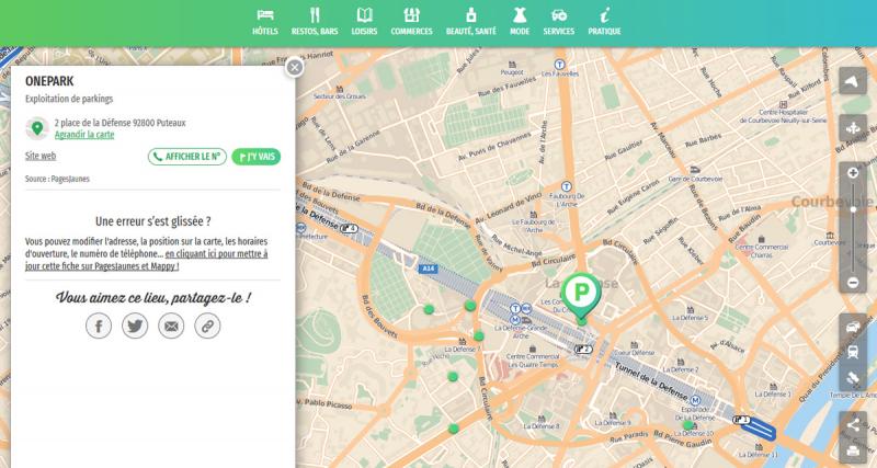 - Mappy intègre Onepark à son service d’itinéraire pour faciliter le stationnement
