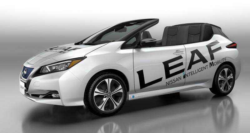 Nissan Leaf : un ''cabriolet’’ pour rêver - Sans toit... ni portières arrière