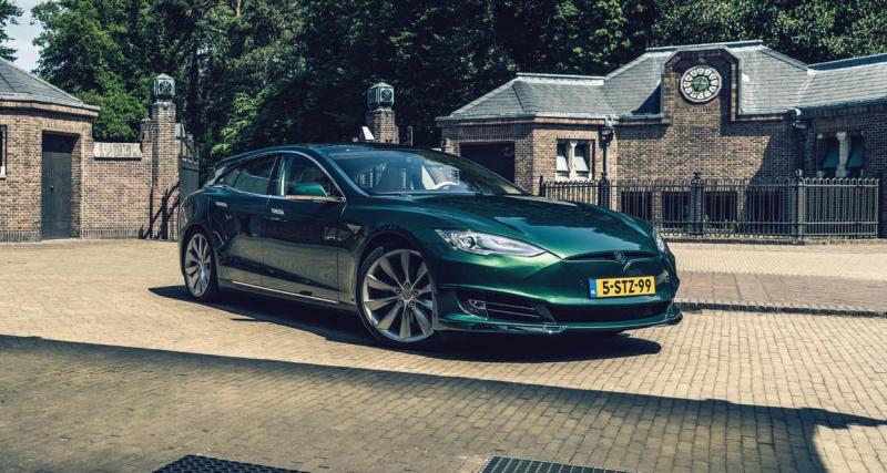 Tesla Model S Shooting Brake : folie néerlandaise - Faux break de chasse mai vraie top model