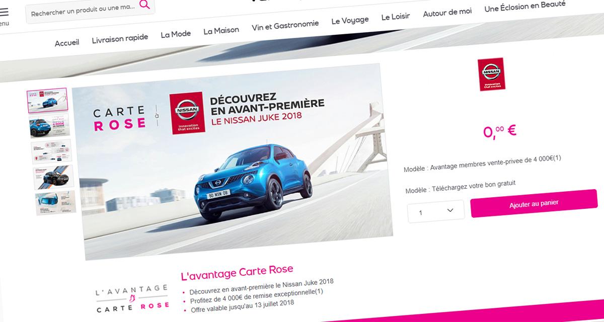 4 000 euros de réduction sur le Nissan Juke via Vente Privée 