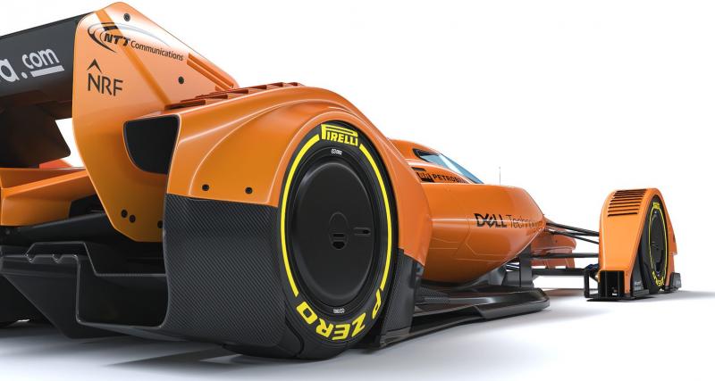 McLaren invente (encore) la F1 du futur - Panneaux solaires et batteries intégrées au châssis