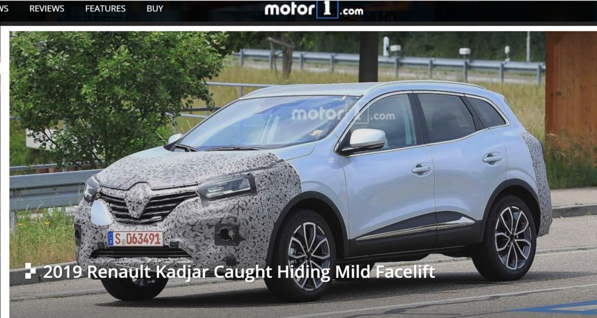 Le restylage du Renault Kadjar est imminent