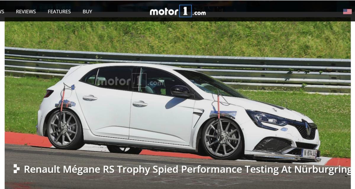Renault Mégane RS Trophy-R : la version extrême en approche