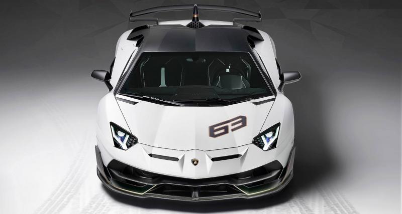 Lamborghini Aventador SVJ : un chant du cygne à 350 000 euros - Une Aventador SVJ 63 pour célébrer les débuts