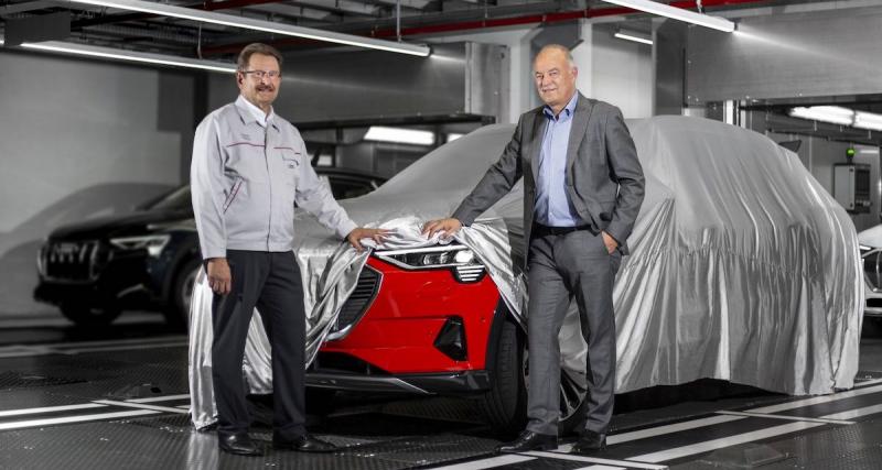 Mondial de l'Auto 2022 - Audi e-tron quattro : le premier exemplaire est sorti !