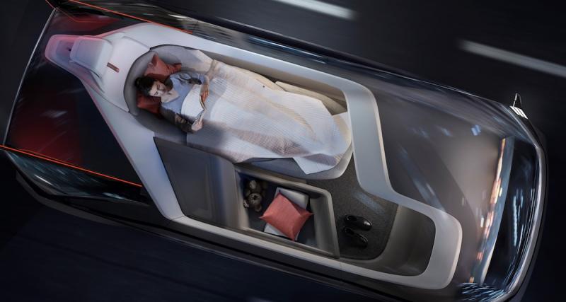 Volvo veut remplacer l’avion avec le 360c Concept - Dormez tranquille