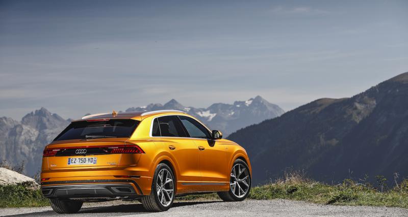 Essai Audi Q8 : le SUV coupé qui n'en n'a pas l'air - Sportivité limitée