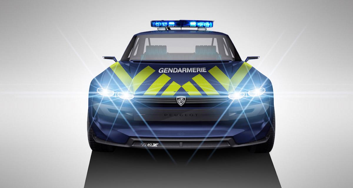 Peugeot e-Legend : le concept repensé pour la gendarmerie et le rallye