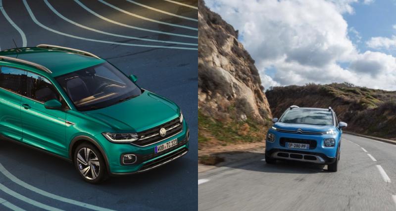 Volkswagen T-Cross vs Citroën C3 Aircross : le cubisme à l’honneur - Dimensions