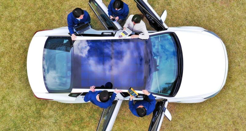  - Hyundai met au point le panneau solaire pour voiture thermique