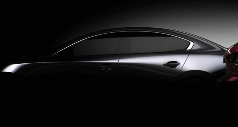 Nouvelle Mazda3 : deux modèles présentés à Los Angeles - Nouvelle Mazda3 (teaser)