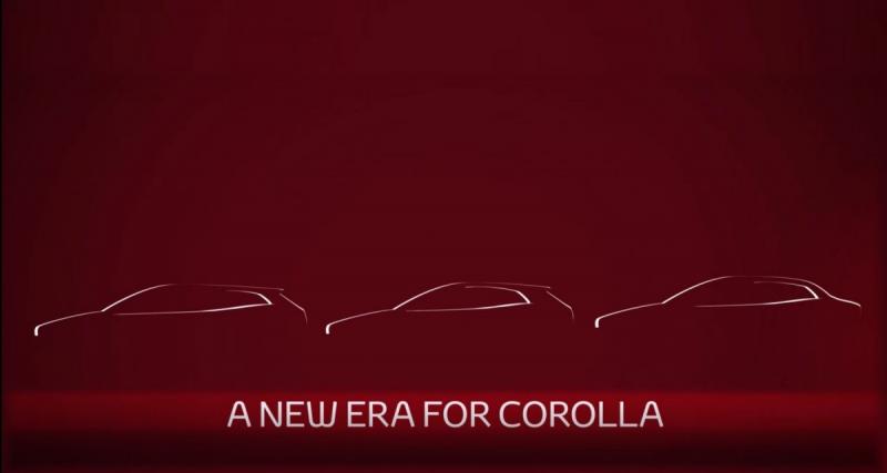  - Nouvelle Toyota Corolla : il y aura une version tricorps !