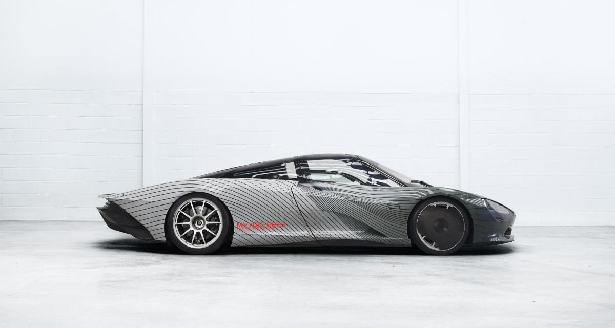 Albert n’est pas une McLaren Speedtail comme les autres : en plus d’avoir un prénom, il affiche un look différent du modèle de série.